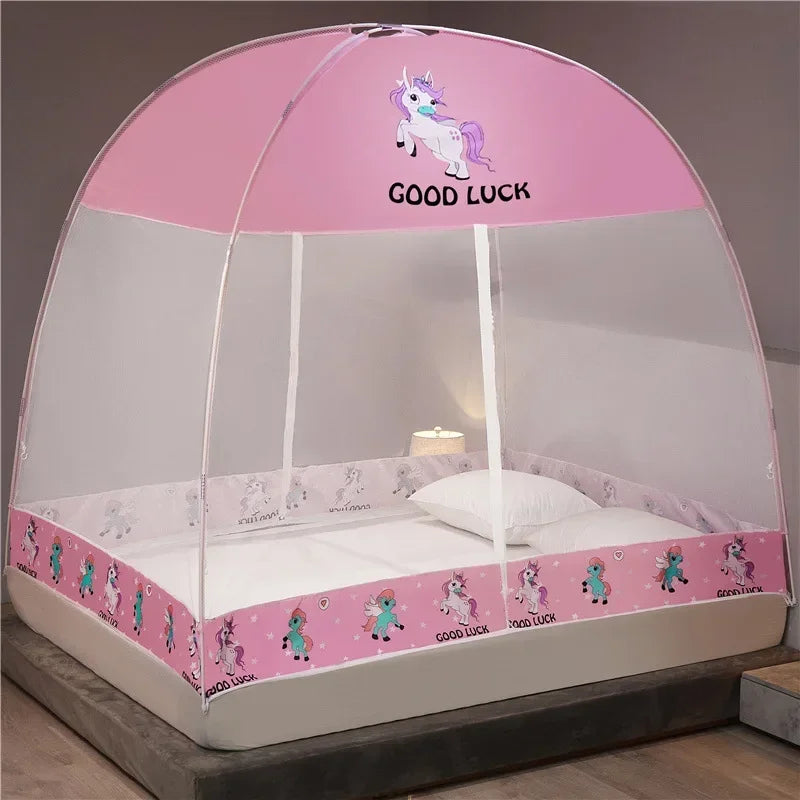 Breathable Mosquito Net Pop Up Double Door Tent for Summer Camping Bedroom Foldable Student Dormitory Mosquiteros Para Cama 모기