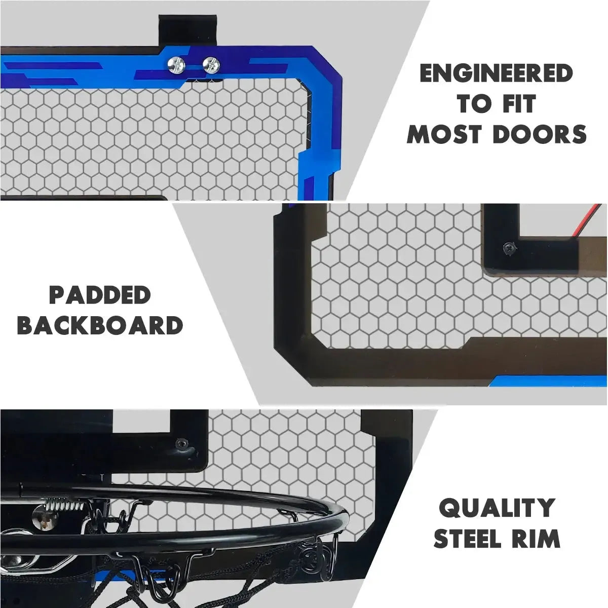 Mini Indoor Basketball Hoop System with Balls over Door Design for Kids & Adults, Office/Bedroom, Halloween/Christmas Wesley store