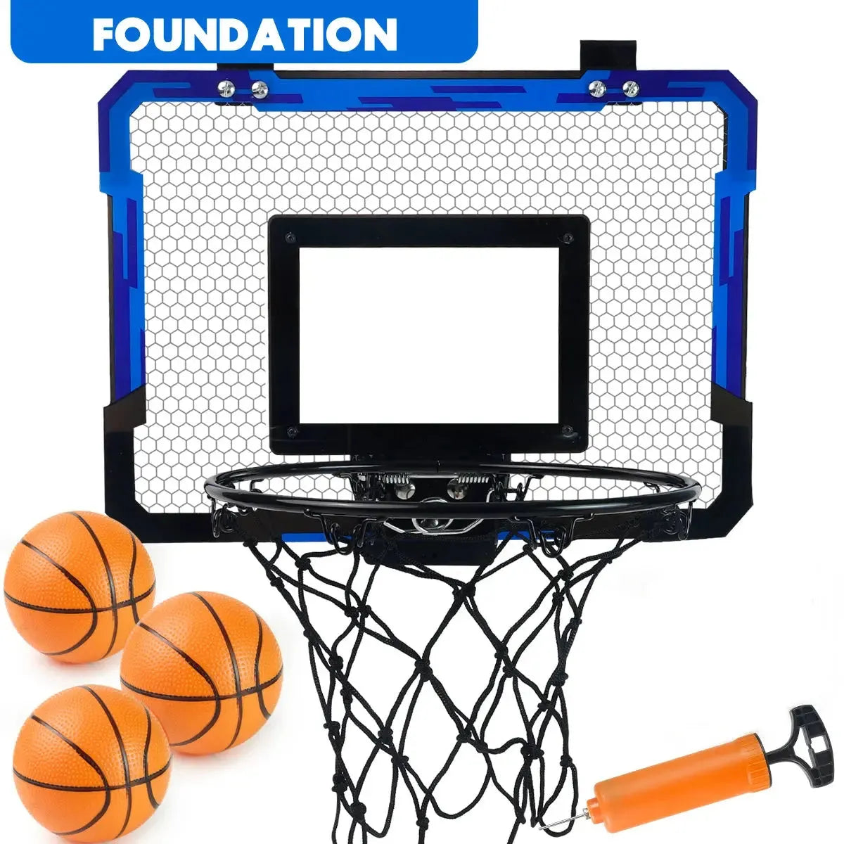 Mini Indoor Basketball Hoop System with Balls over Door Design for Kids & Adults, Office/Bedroom, Halloween/Christmas Wesley store