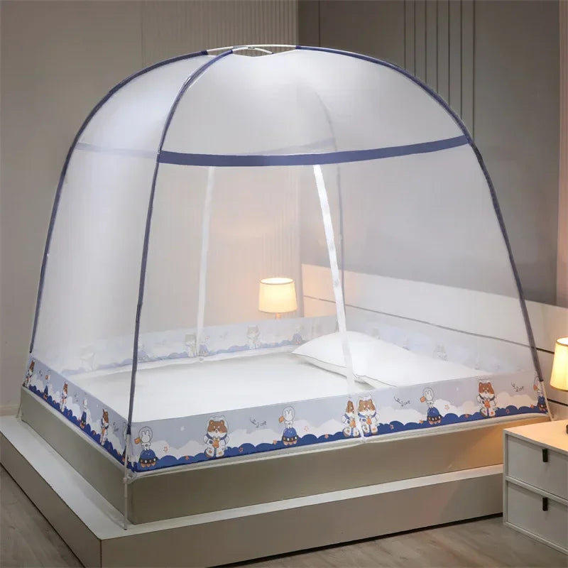 Breathable Mosquito Net Pop Up Double Door Tent for Summer Camping Bedroom Foldable Student Dormitory Mosquiteros Para Cama 모기