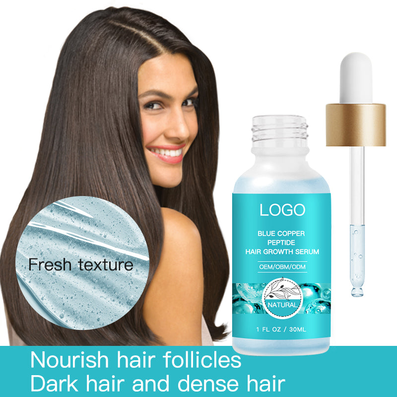 Hair Growth Serum Hair Care Line GHK-CU Blue Copper Peptide Hair Growth Serum