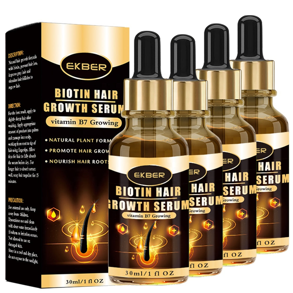 Formula Organic Hair Loss Treatment Hair Growth Biotin Peptide Serum