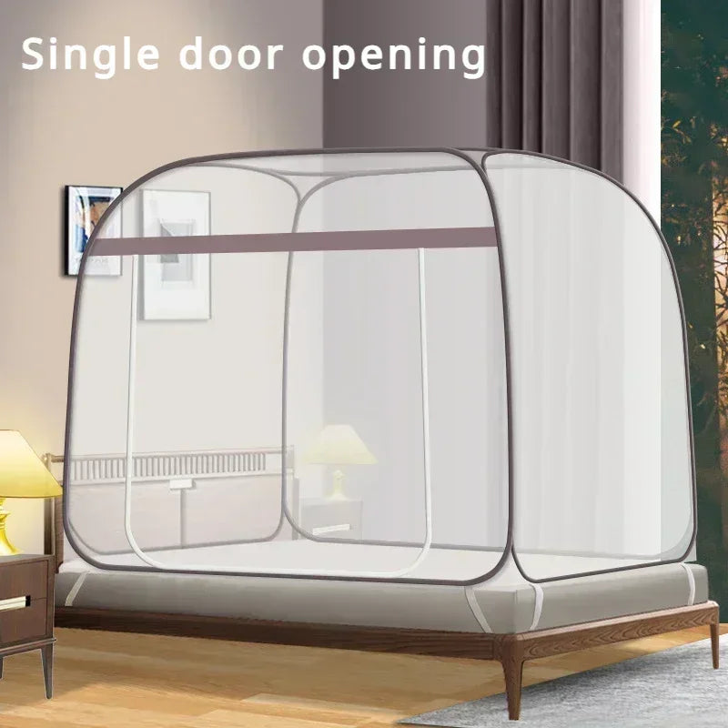 Simple Mosquito Net Portable Camping Tent Single Double Bed Canopy for Adult Foldable Bunk Mesh Net Breathable Mosquito Net아기침대