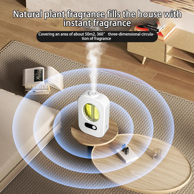 Automatic Diffuser Aromatherapy Machine Air Fragrance Air Freshener Toilet Bathroom Aroma Essential Oil Dispenser Humidifier Wesley store