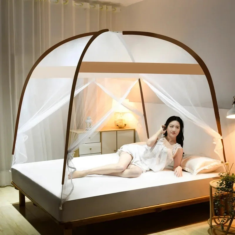 Breathable Mosquito Net Pop Up Double Door Tent for Summer Camping Bedroom Foldable Student Dormitory Mosquiteros Para Cama 모기