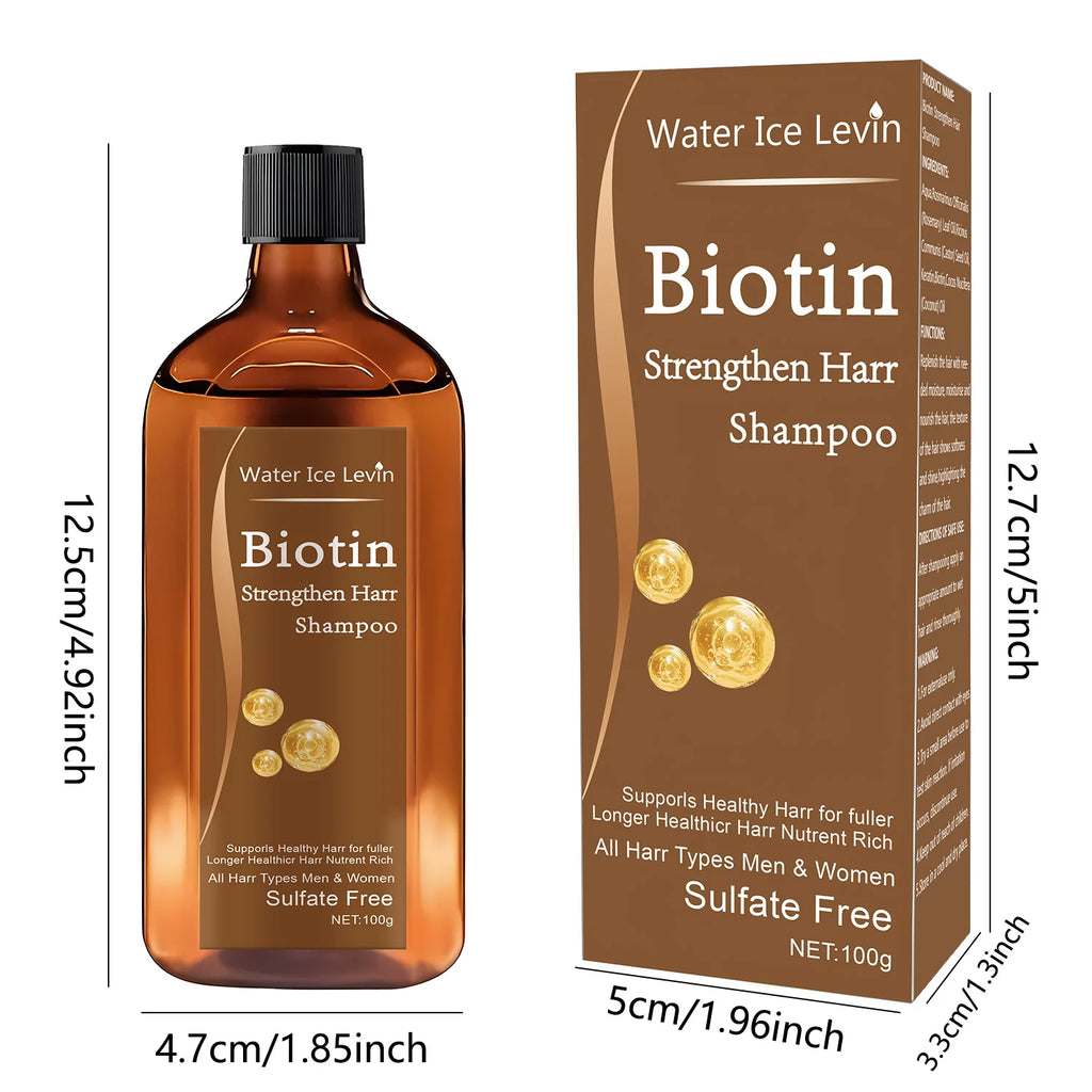 Biotin Hair Growth Shampoo Anti-Hair Loss Treatment for Men Women