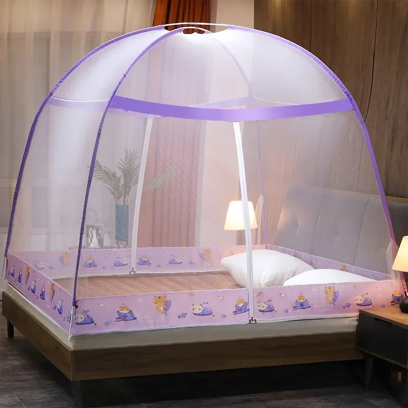 Breathable Mosquito Net Pop Up Double Door Tent for Summer Camping Bedroom Foldable Student Dormitory Mosquiteros Para Cama 모기