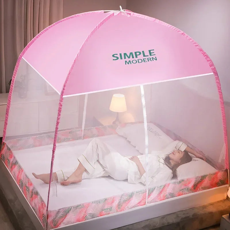 Breathable Mosquito Net Pop Up Double Door Tent for Summer Camping Bedroom Foldable Student Dormitory Mosquiteros Para Cama 모기