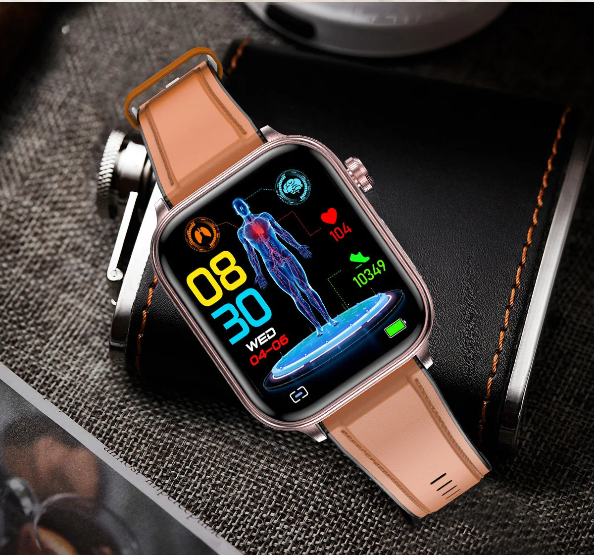 AI Diagnostic Detector Smart Watch Women Blood Lipid and Uric Acid Body Composition Test Women Menstrual Health Tracker 2025 New Wesley store