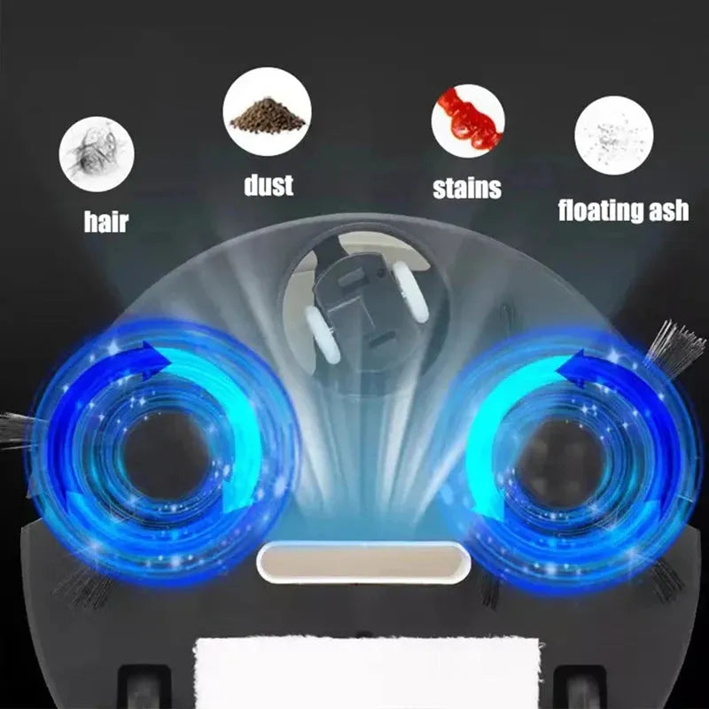 3 In 1 Automatic Electric Floor Vacuum Cleaner 1500pa USB Rechargeable Wireless Dragging Clean Sweeper For Home Office Wesley store