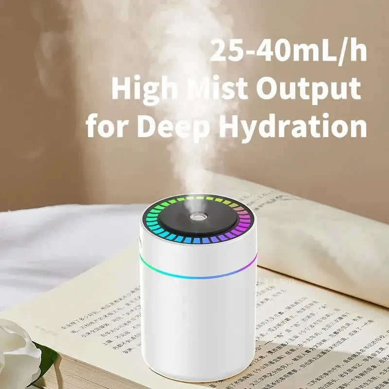 180ML Mini Air Humidifier USB Electric Aroma Diffuser Essential Oil Purifier Aromatherapy Mist Maker Lights For Car Home Bedroom Wesley store