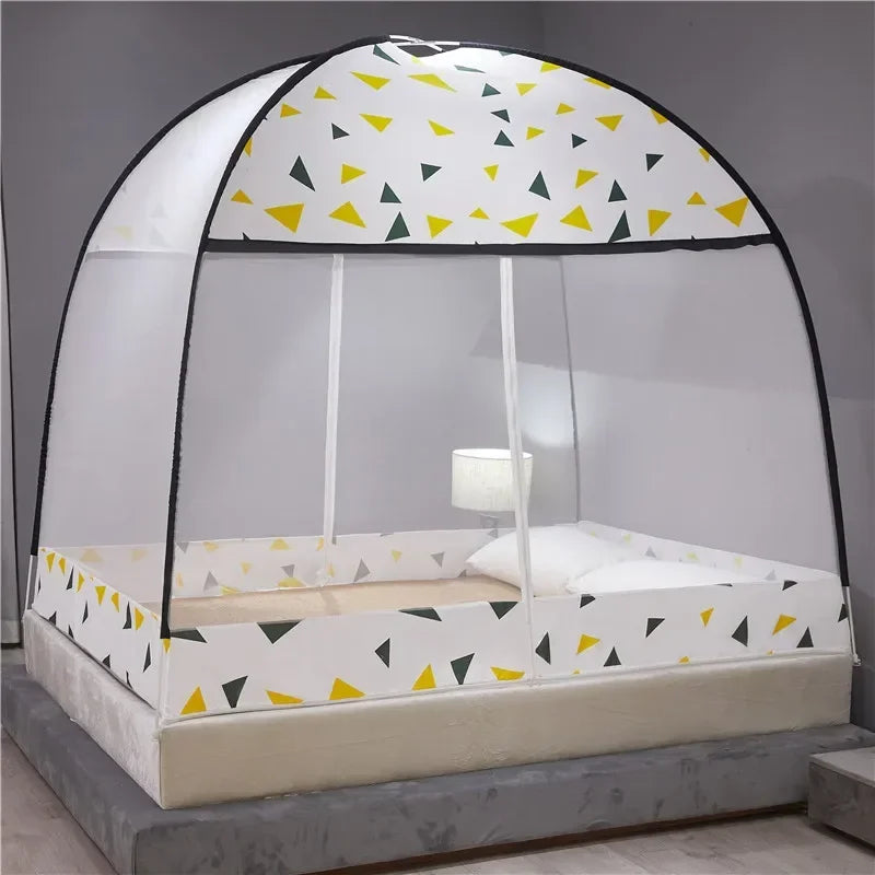 Breathable Mosquito Net Pop Up Double Door Tent for Summer Camping Bedroom Foldable Student Dormitory Mosquiteros Para Cama 모기