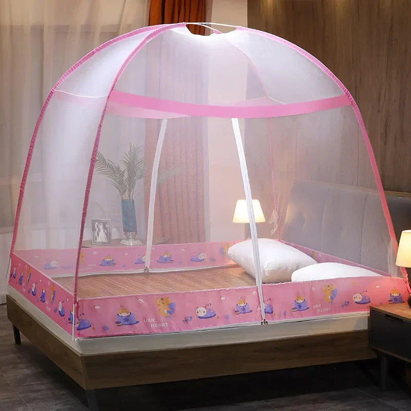 Breathable Mosquito Net Pop Up Double Door Tent for Summer Camping Bedroom Foldable Student Dormitory Mosquiteros Para Cama 모기