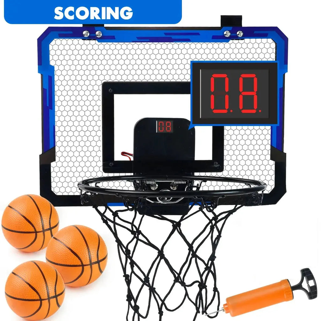 Mini Indoor Basketball Hoop System with Balls over Door Design for Kids & Adults, Office/Bedroom, Halloween/Christmas Wesley store
