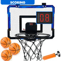 Mini Indoor Basketball Hoop System with Balls over Door Design for Kids & Adults, Office/Bedroom, Halloween/Christmas Wesley store