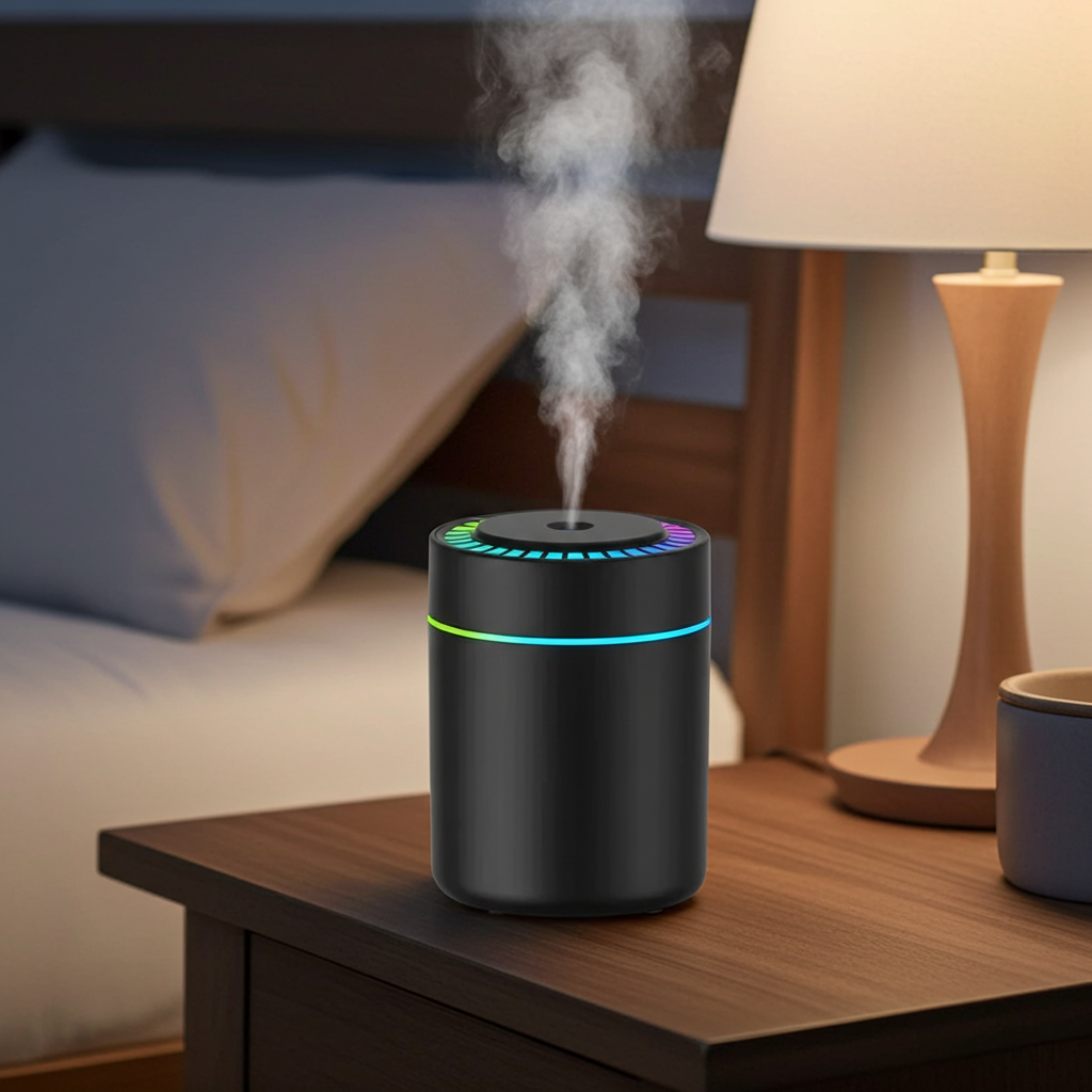 180ML Mini Air Humidifier USB Electric Aroma Diffuser Essential Oil Purifier Aromatherapy Mist Maker Lights For Car Home Bedroom